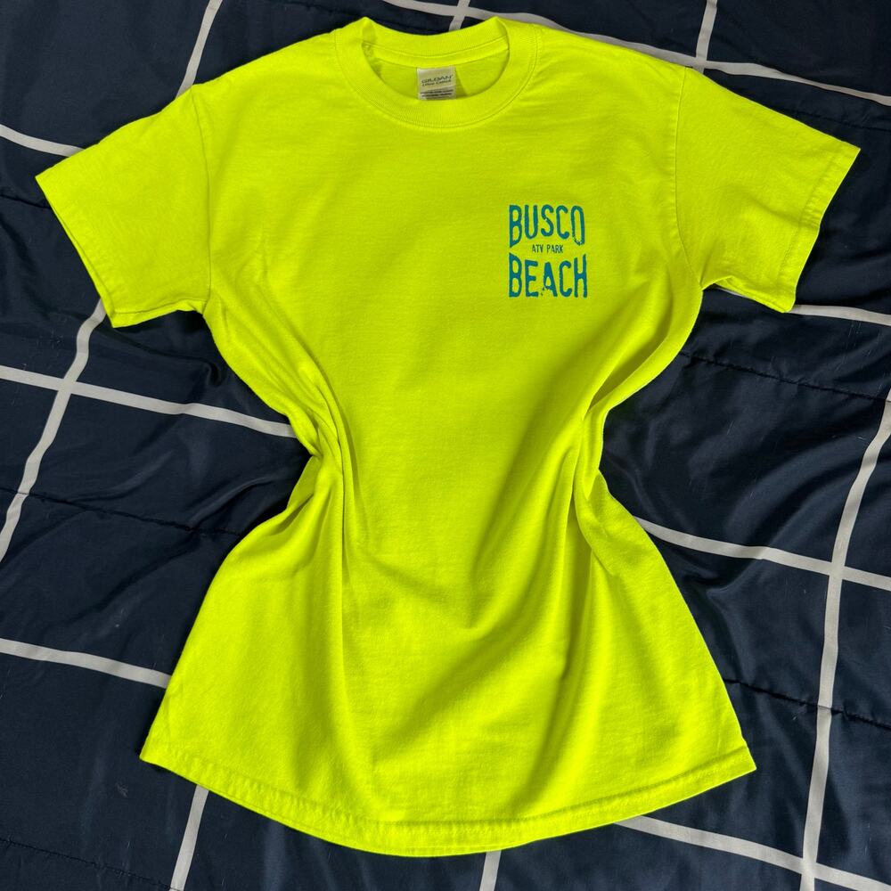 Busco Beach ATV Park Yellow Graphic T-Shirt Unisex Small